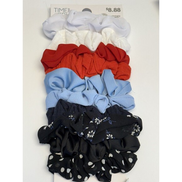 Time & Tru multi color pack Women's/Teen's Hair Scrunchies 3 packs of 10 NEW - Picture 4 of 6